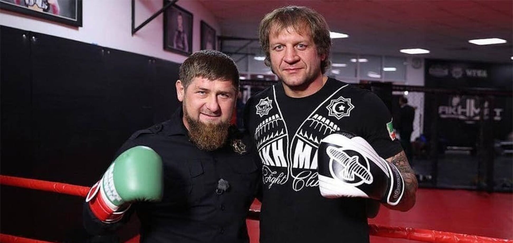 Рамзан Кадыров и Александр Емельяненко