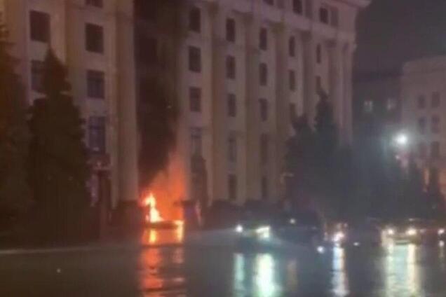 У Харкові підпалили будівлю ОДА
