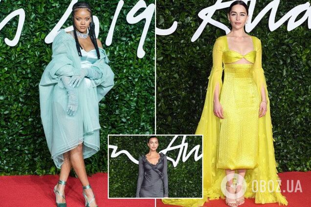 Рианна, Ирина Шейк и Эмилия Кларк: самые яркие образы на красной дорожке церемонии 'Оскар' в мире моды