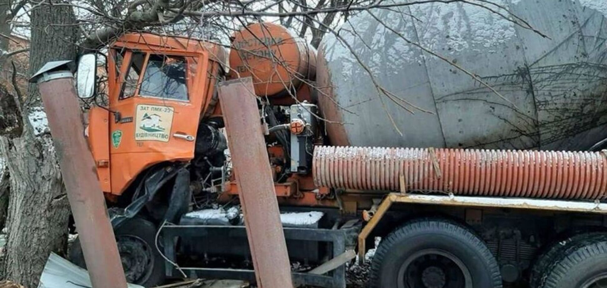 Фото с места аварии