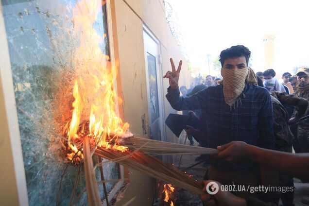 'Смерть Америке': в Ираке атаковали посольство США