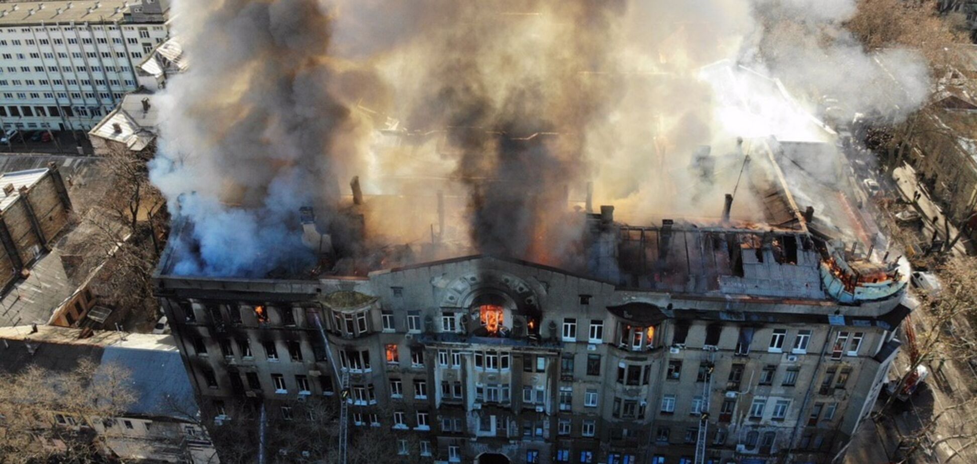 Пожежа в коледжі Одеси: названа ймовірна причина