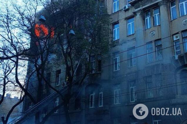 За фактом пожежі в одеському коледжі відкрито кримінальне провадження