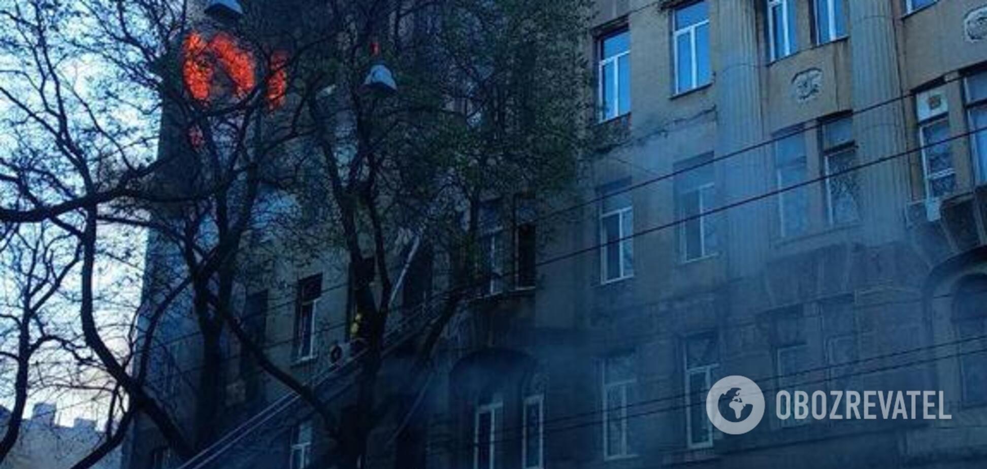 По факту пожара в одесском колледже открыто уголовное производство