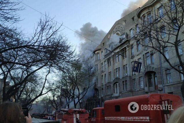 В Одесі згорів коледж: десятки постраждалих і зниклих. Усі подробиці та відео