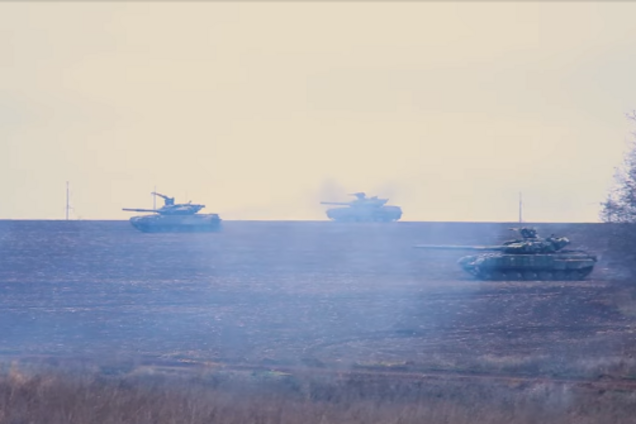 Танковые учения ВСУ
