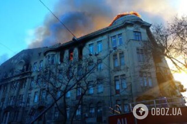 Пожар в Одессе: девочка позвонила маме и сказала, что умирает. Видео рассказа очевидца