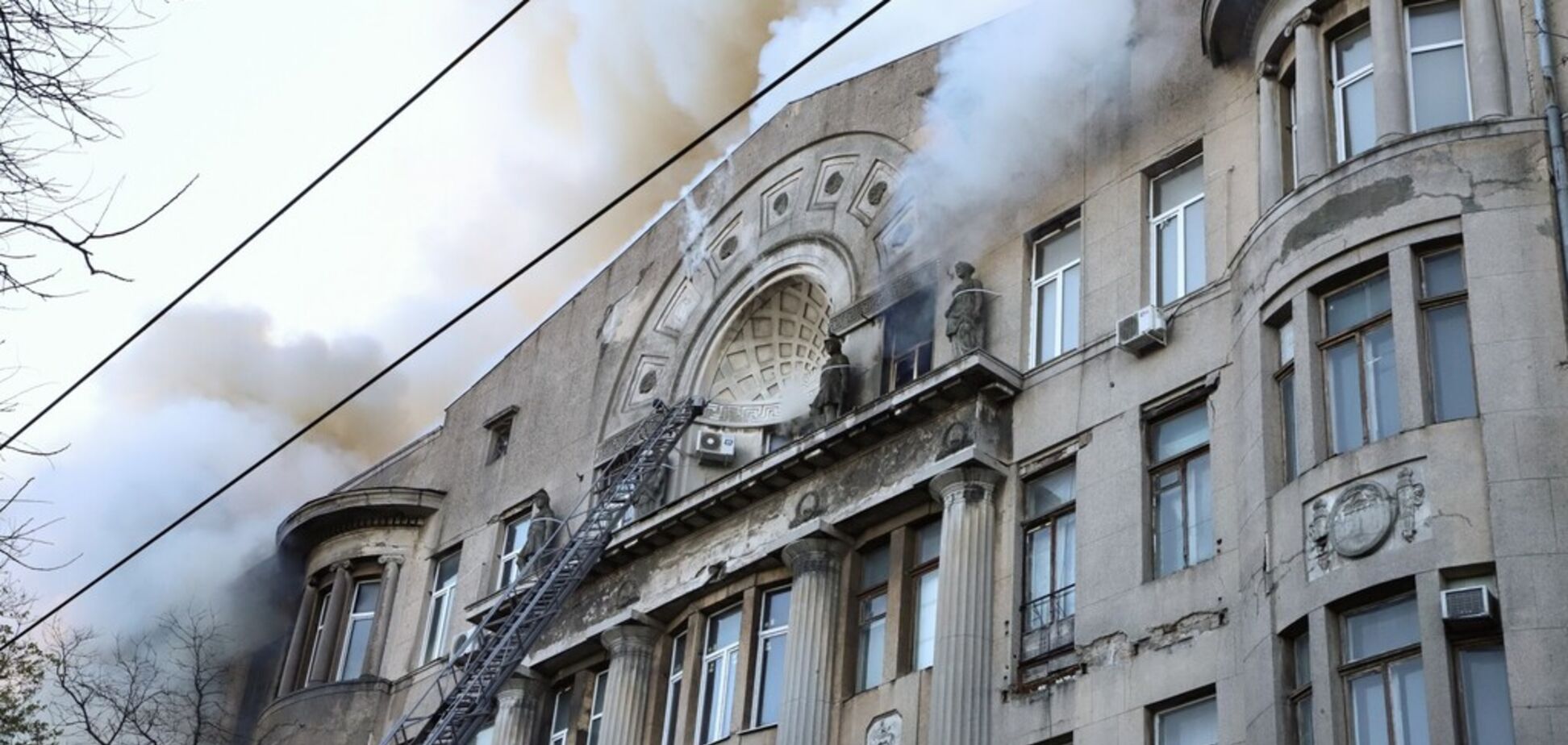 Пожежа в одеському коледжі