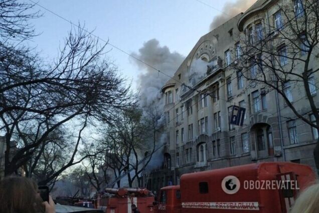 Пожар в одесском колледже: появился полный список пострадавших