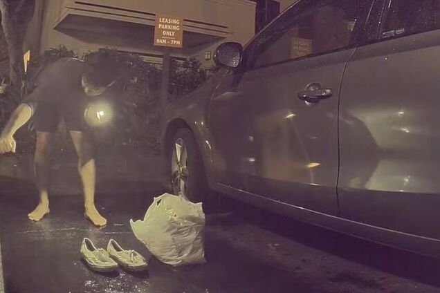 Секретна камера Tesla на гарячому спімала вандала