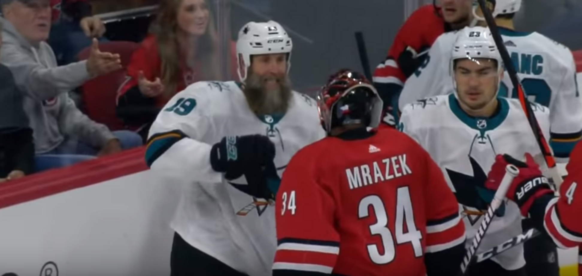Гравець НХЛ одним ударом відправив в нокаут воротаря - опубліковано відео