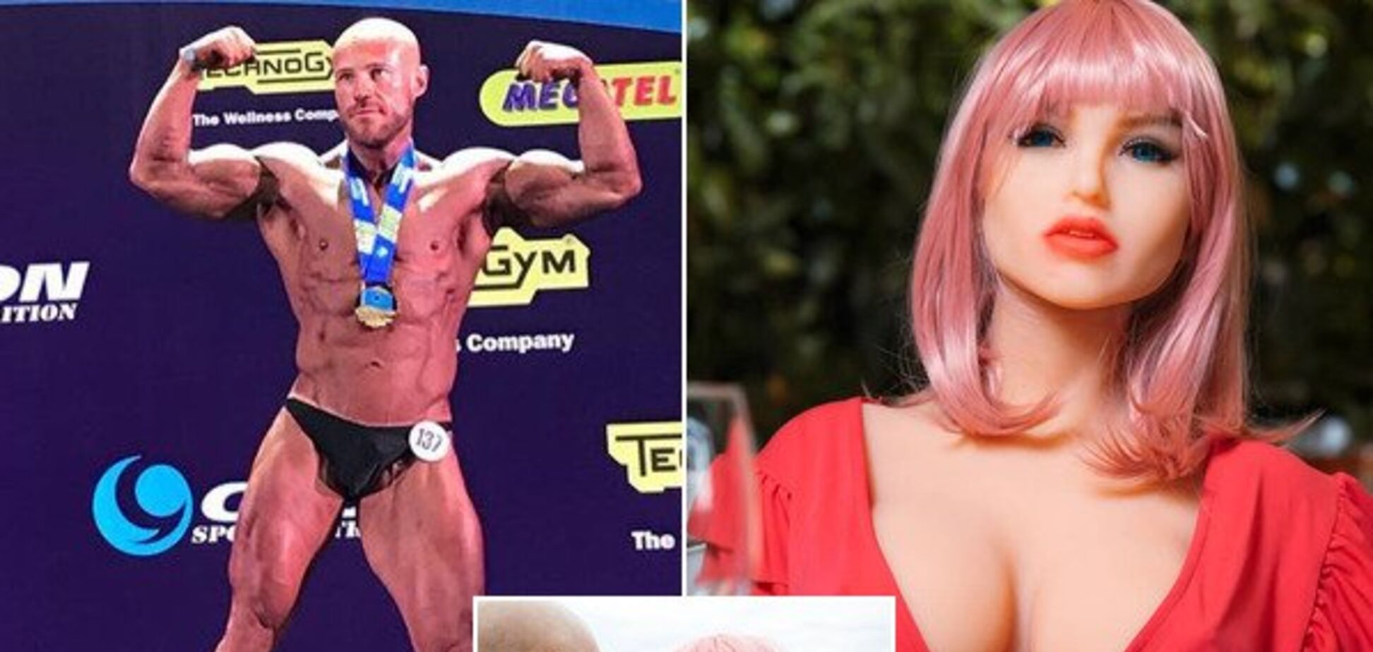 Бодибилдер-чемпион из Украины променял женщин на куклу и вызвал агонию у феминисток