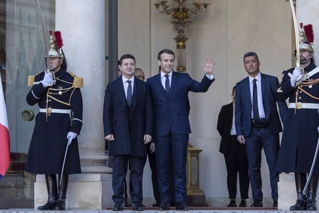 Официально началась встреча Зеленского и Макрона в Париже