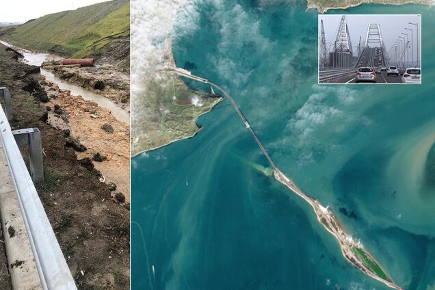 Подбираются оползни, пролив мелеет: инженеры рассказали о критических проблемах с Крымским мостом
