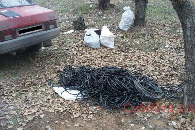 В Запорожье сотрудники Службы безопасности Украины воровали кабеля