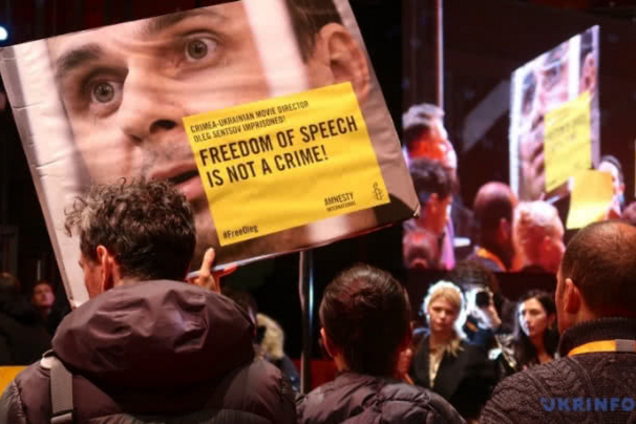 Путіне, дивись: на знаменитому кінофестивалі влаштували бунт через в'язня Кремля