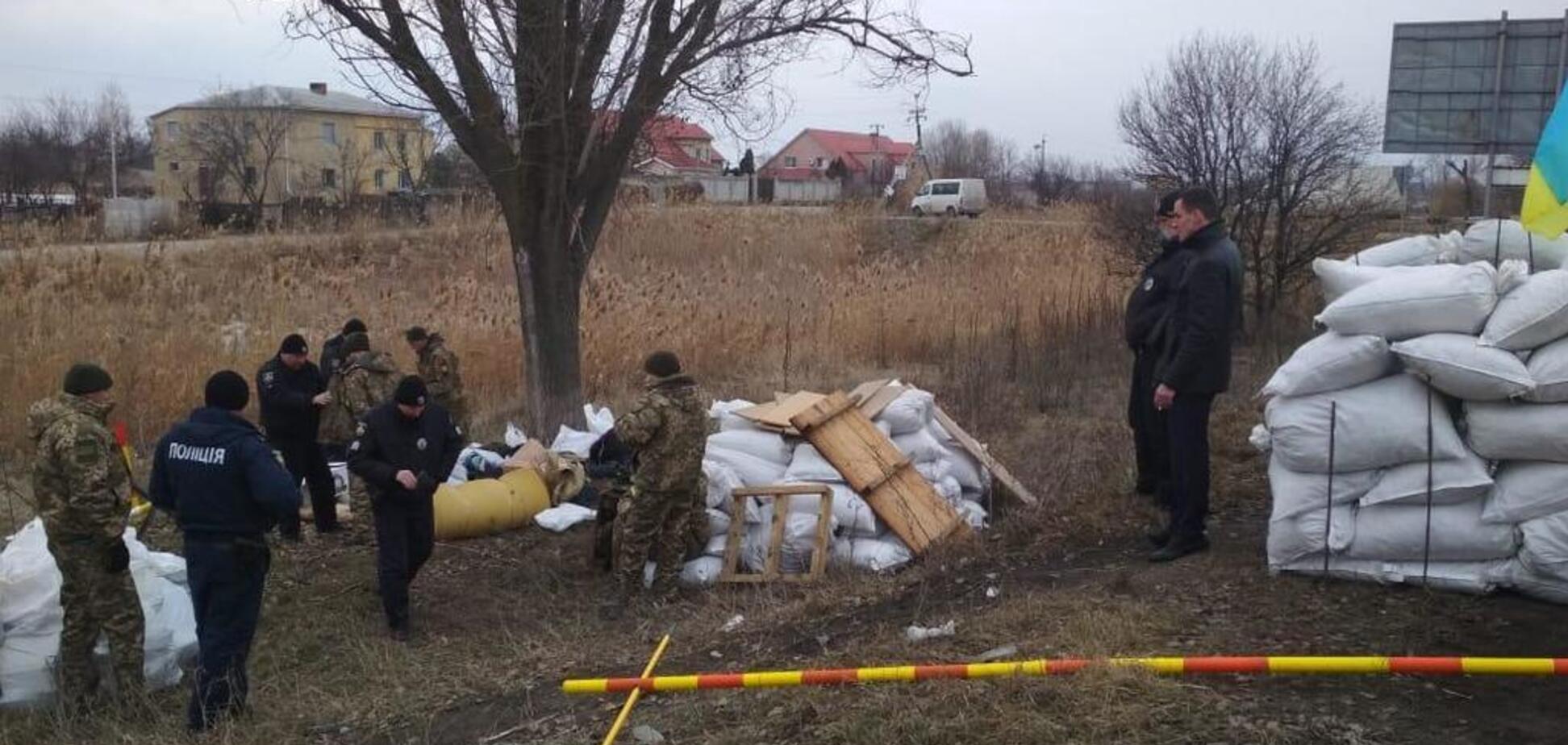 Устанавливали блокпост: под Днепром поймали группу вооруженных псевдовоенных