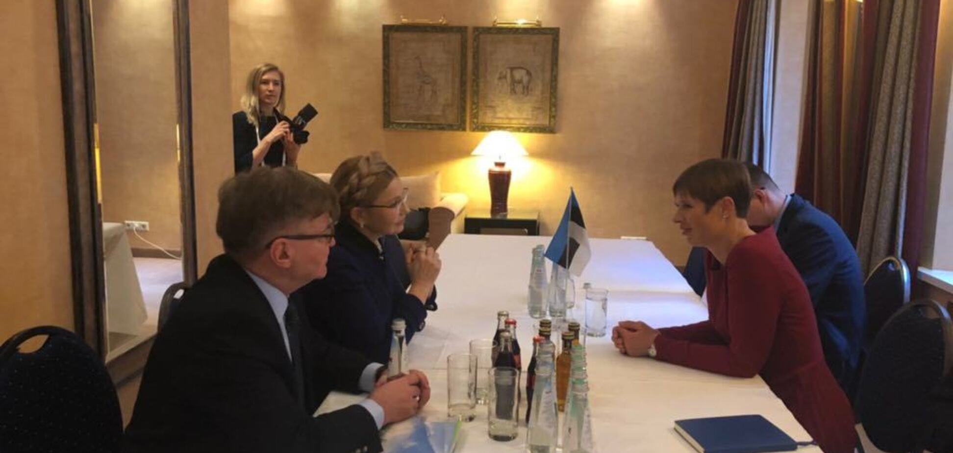 Тимошенко встретилась с президентом Эстонии