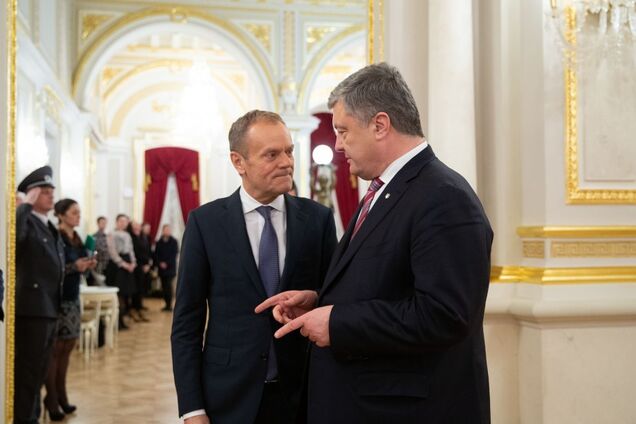 'Вы заслужили': Туск обратился с мощной речью к Порошенко и украинцам