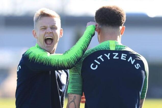 Зинченко устроил расправу над одноклубником по 'Манчестер Сити' — видеофакт