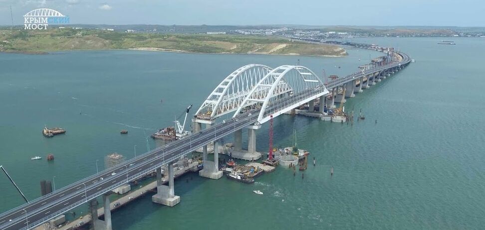 Ширина крымского моста автомобильного Ширина крымского моста автомобильного
