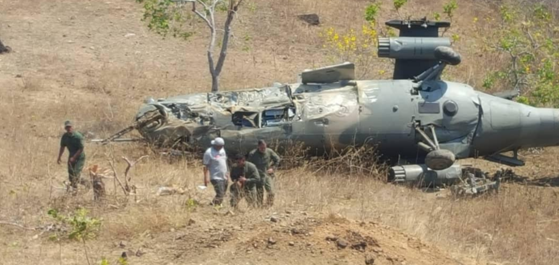 В Венесуэле разбился российский боевой вертолет: все подробности