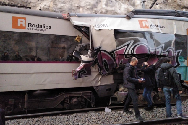 В Испании произошло смертельное столкновение поездов