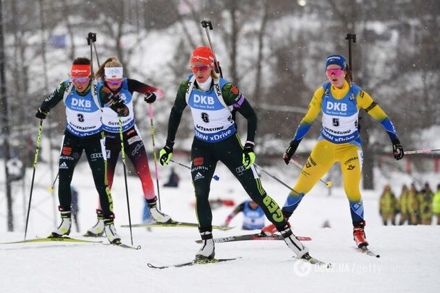 Женская гонка на чемпионате мира по биатлону завершилась драмой