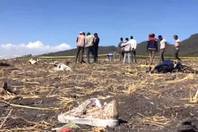 Розкиданий одяг і тіла 157 загиблих: опубліковано перше відео з місця катастрофи літака в Африці. 18+