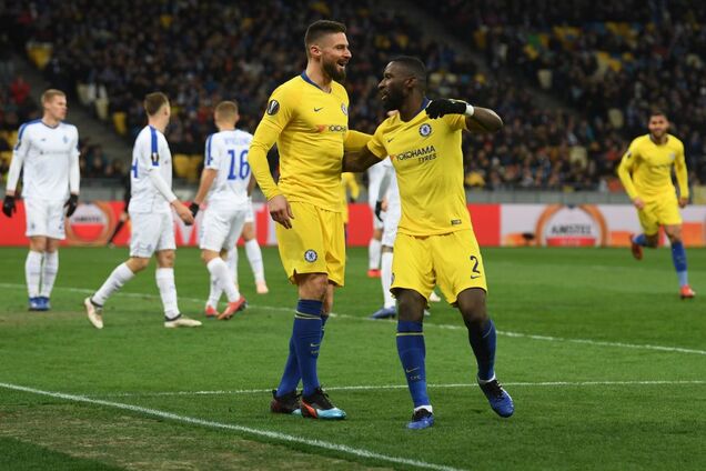 Динамо - Челси: видео голов