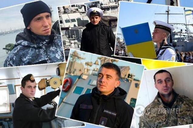 Пленные украинские моряки