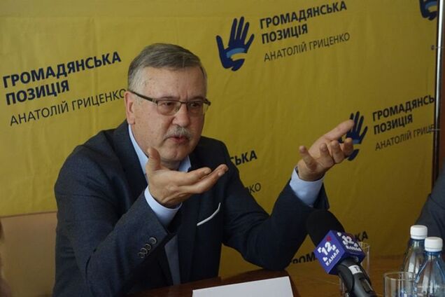 Война с РФ: Гриценко рассказал, как помог в обороне Украины