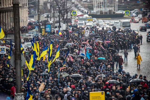 "Поліція владі не допоможе!" Нацкорпус пригрозив новою масштабною акцією в Києві