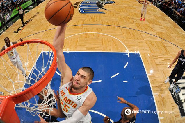 Українець Лень увійшов до топу бомбардирів у матчі НБА