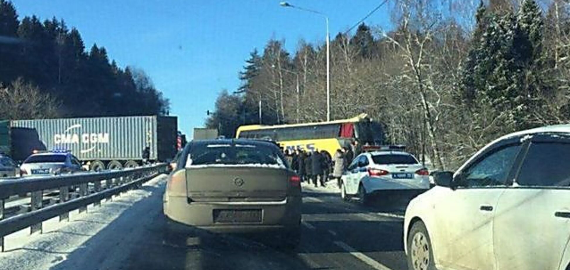 ДТП под Москвой с украинцами