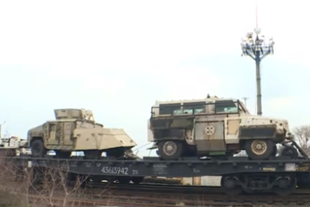 В Крым завезли военную технику из Сирии