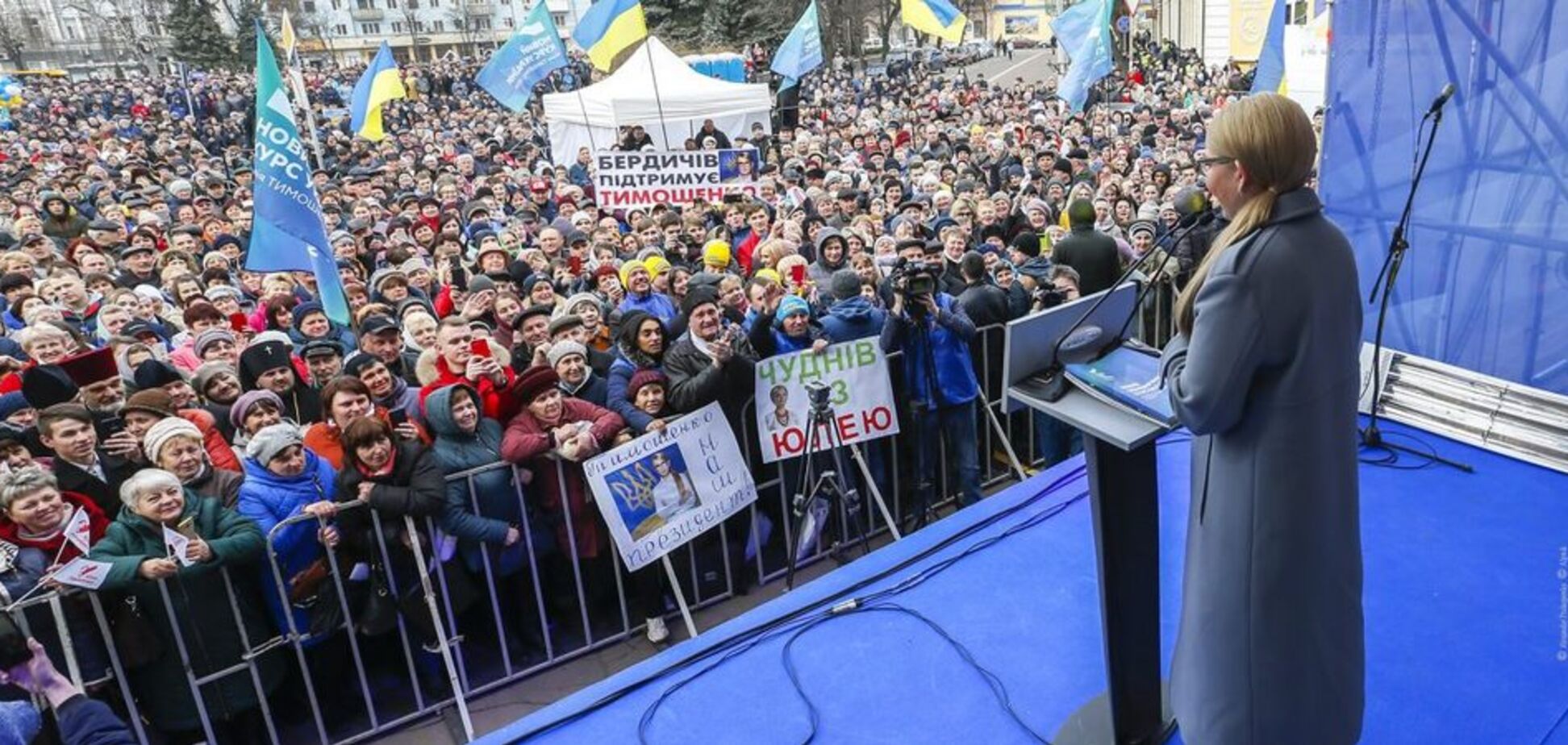 Тимошенко: новый президент посадит мировых лидеров за стол переговоров ради мира в Украине