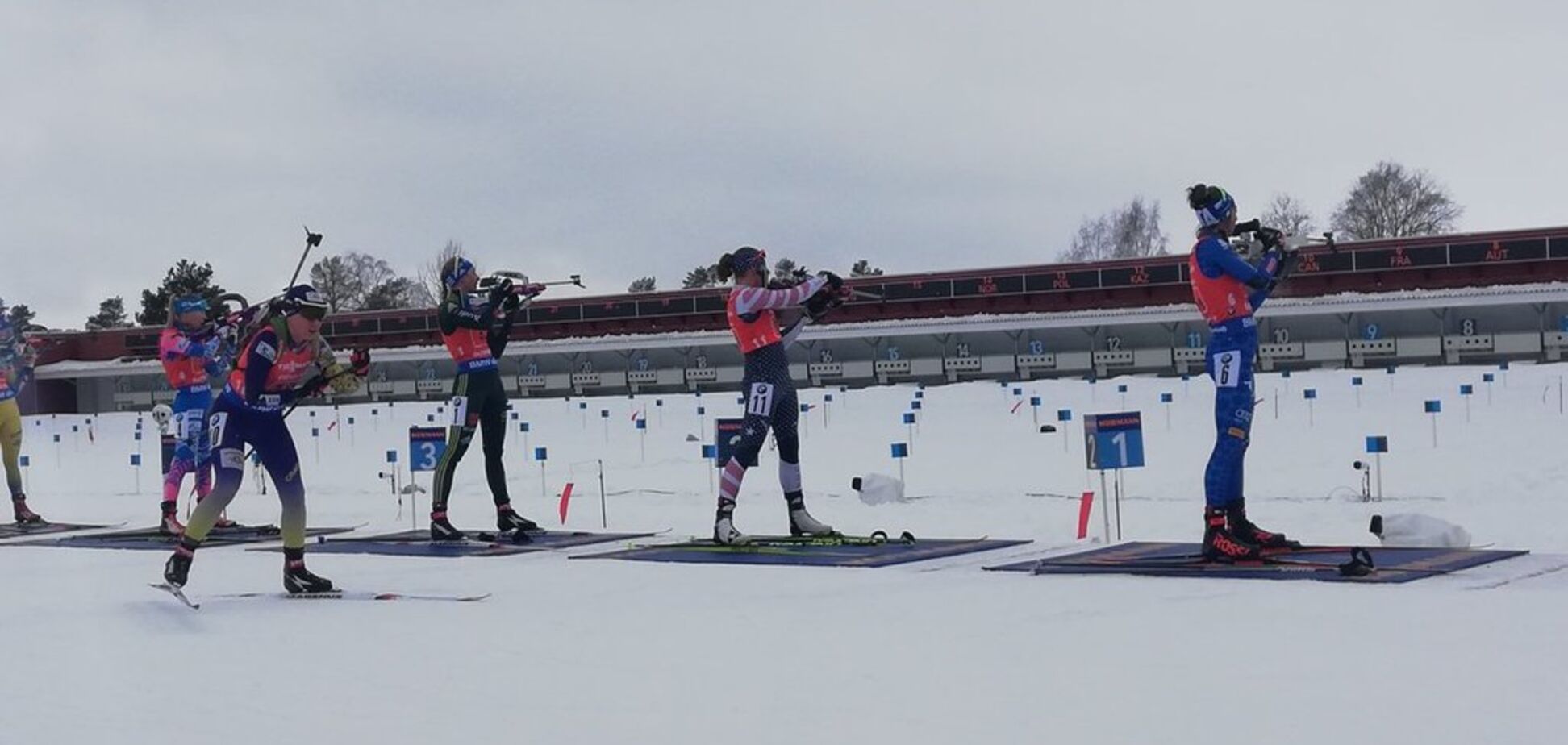 Украинки 'застрелились' на Кубке мира по биатлону