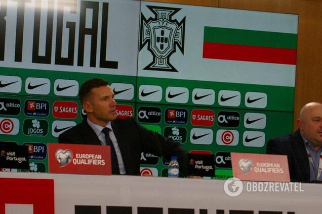 Шевченко назвал ошибки Украины в матче с Португалией