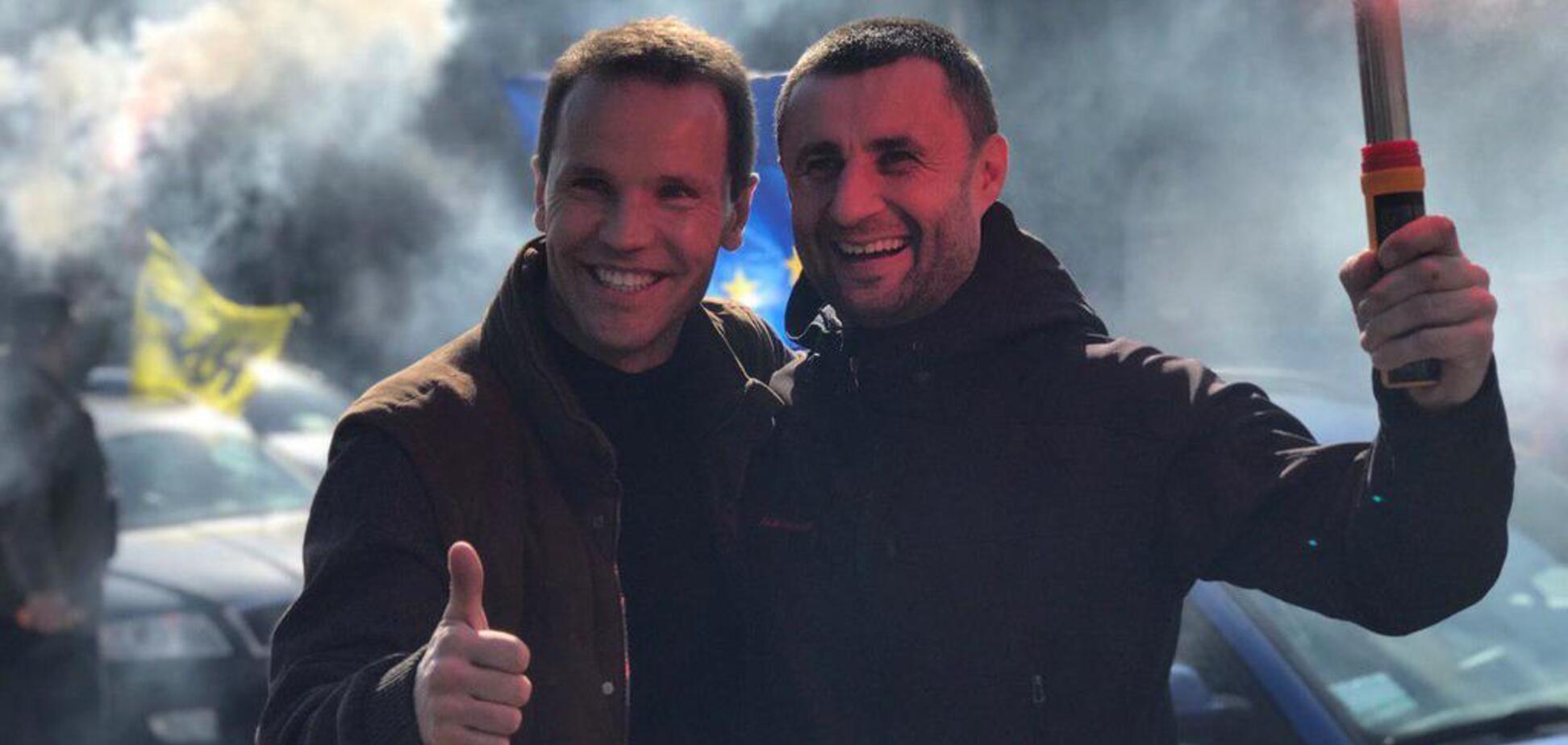 Кандидат в президенты Деревянко поддержал автопробег за доступные авто в Киеве