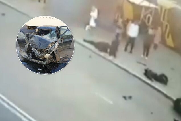 Смертельна аварія з нацгвардійцями в Одесі: в мережу потрапило перше відео