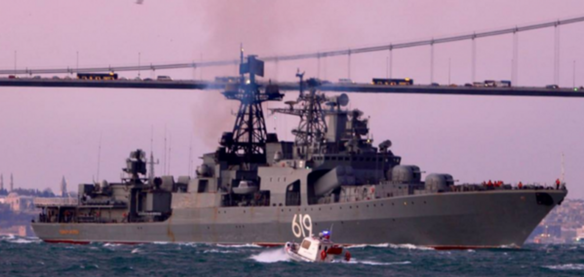 Ілюстрація. Бойовий корабель РФ в Чорному морі