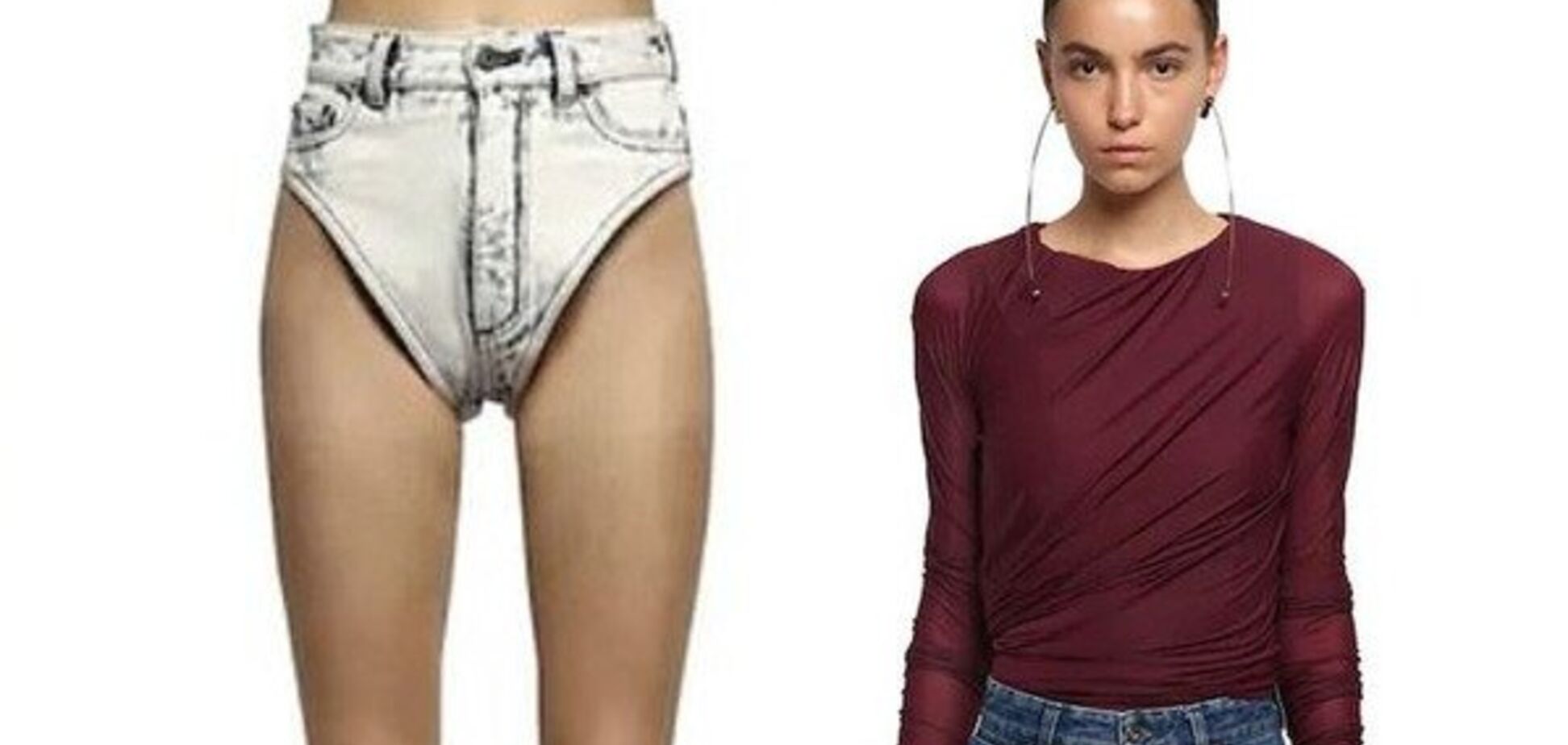 Провал года: люксовый бренд выпустил джинсовые 'трусы' за сотни долларов
