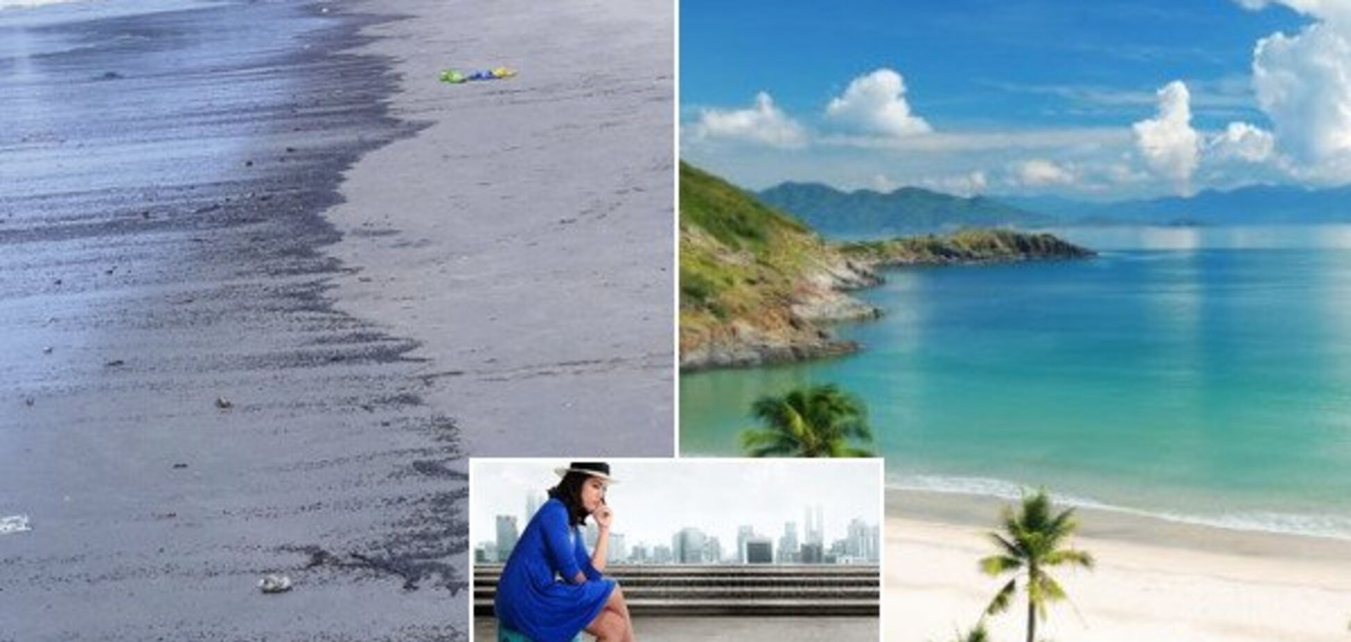 Пляжі популярного курорту забарвилися в чорний колір: що трапилося