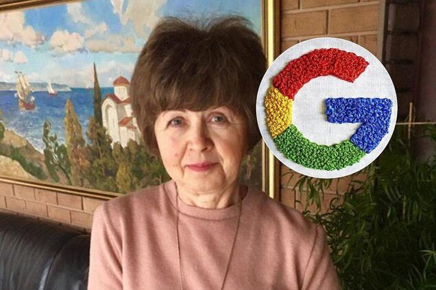 Українська пенсіонерка зробила аватар Google