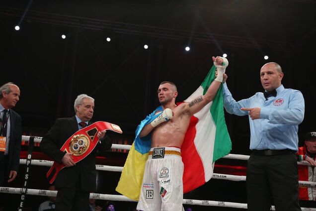 Боксер из Украины завоевал чемпионский пояс