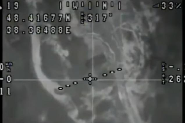 Адекватный ответ: офицер ВСУ показал видео разгрома техники террористов