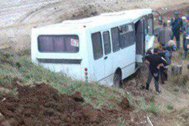 В Крыму разбился автобус с пассажирами