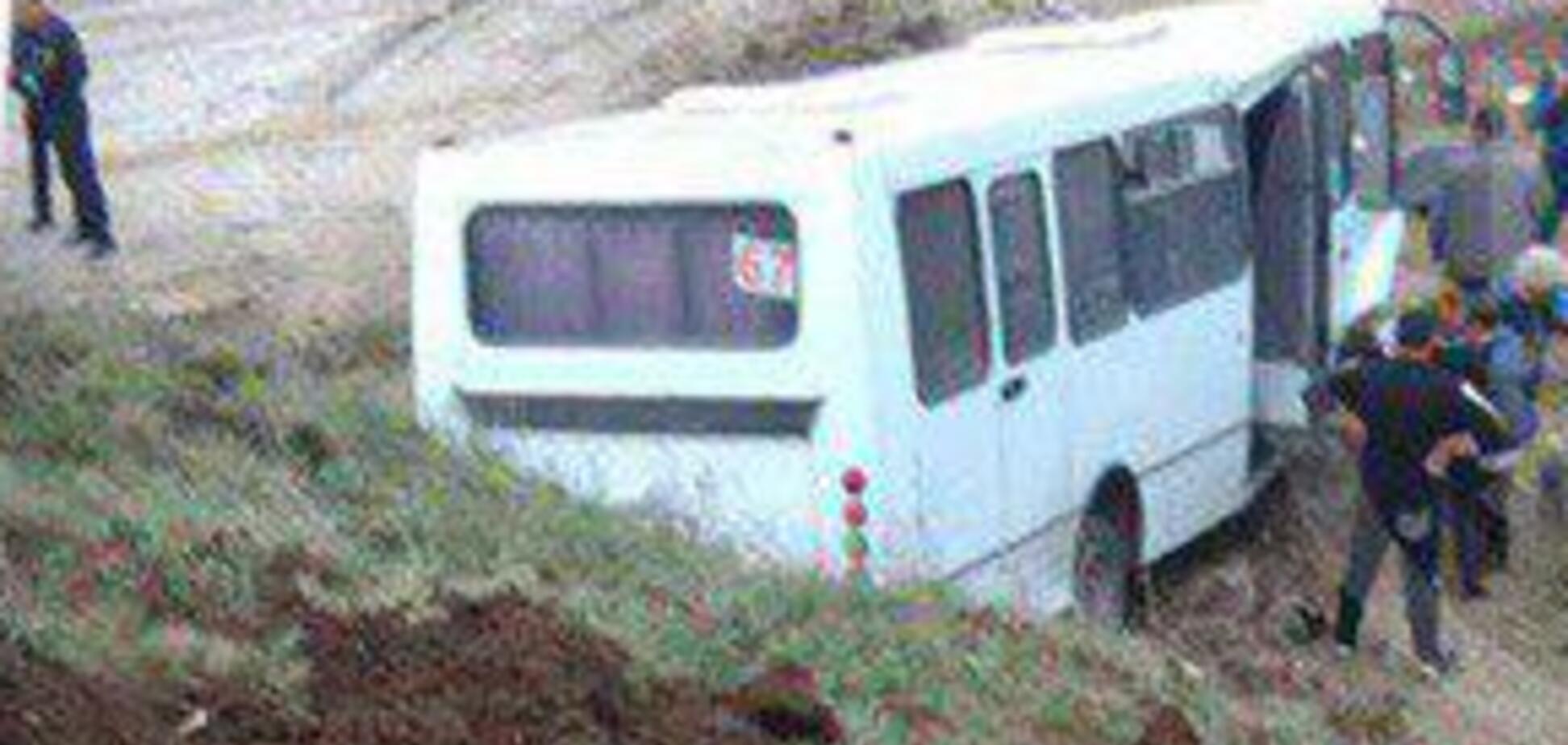 В Крыму разбился автобус с пассажирами