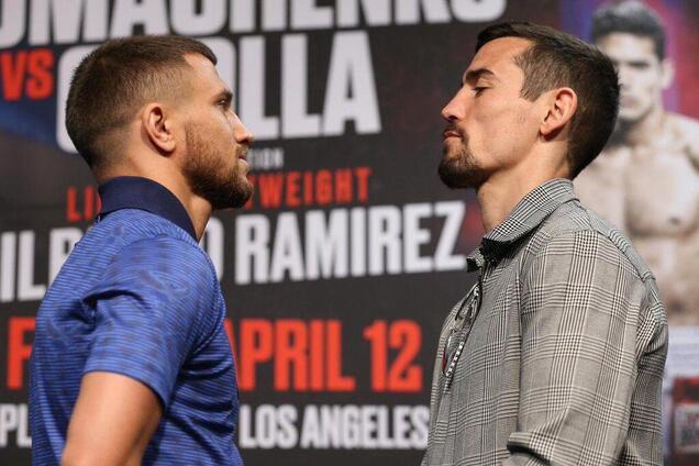 Ломаченко выиграл у Кроллы дуэль взглядов